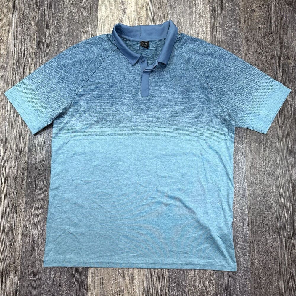Oakley Golf Polo Shirt Mens 2XL Four‎ Jack Gradient Hydrolix Stretch Performance